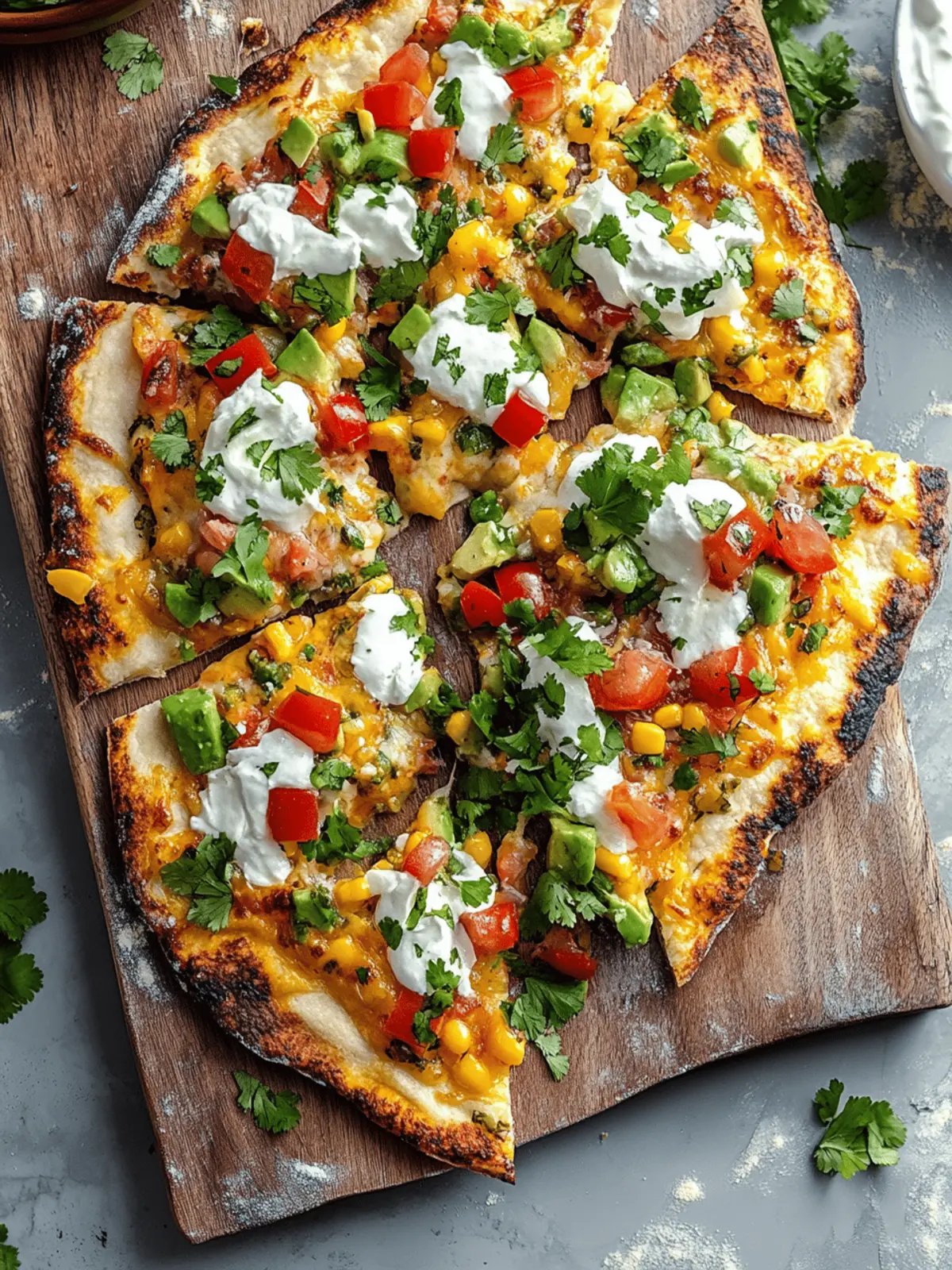 Mexican Flatbread Pizza