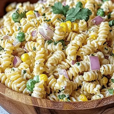 Elote Pasta Salad