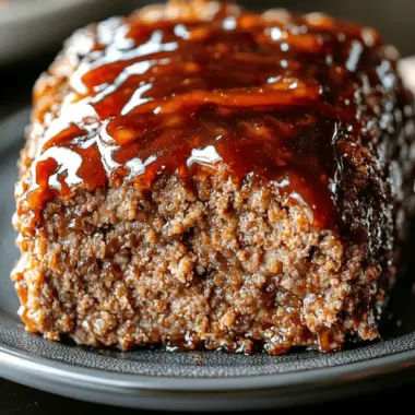 Meatloaf with Brown Sugar Glaze