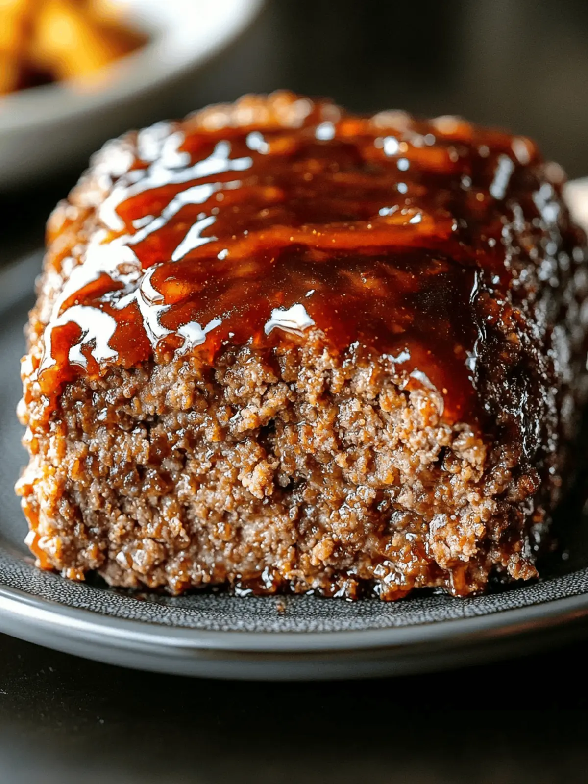 Meatloaf with Brown Sugar Glaze