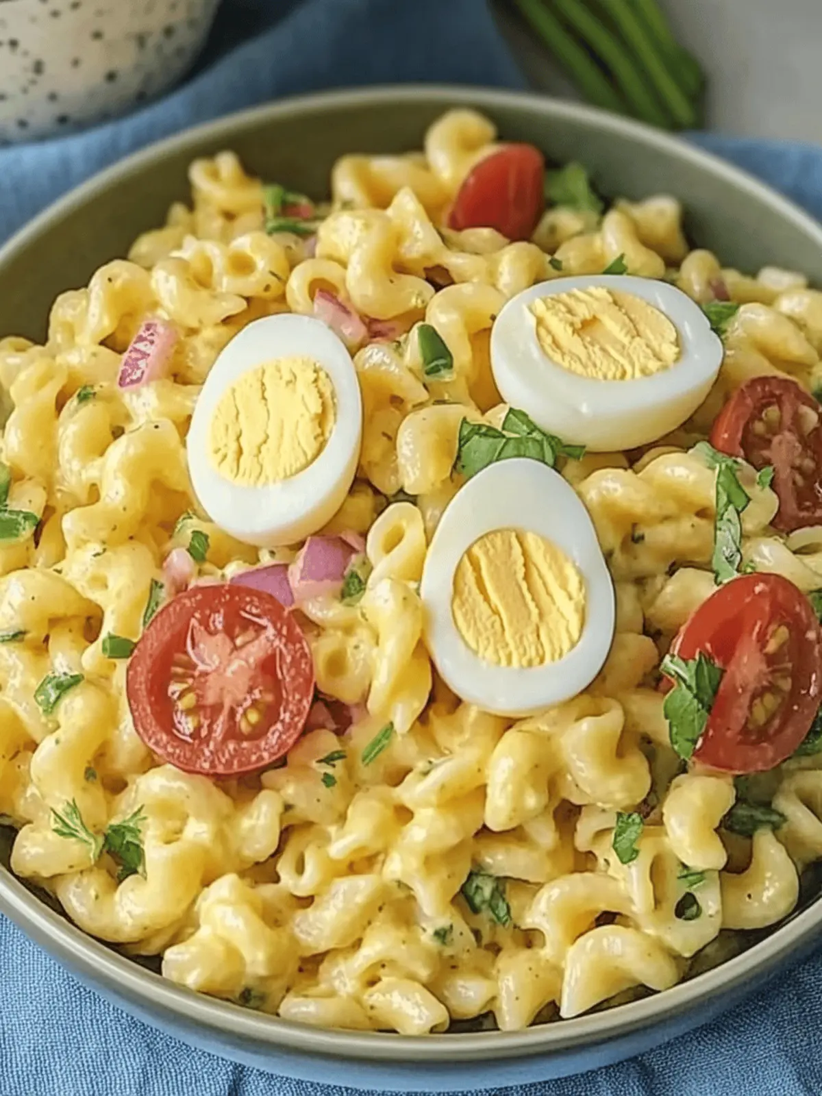 Deviled Egg Pasta Salad