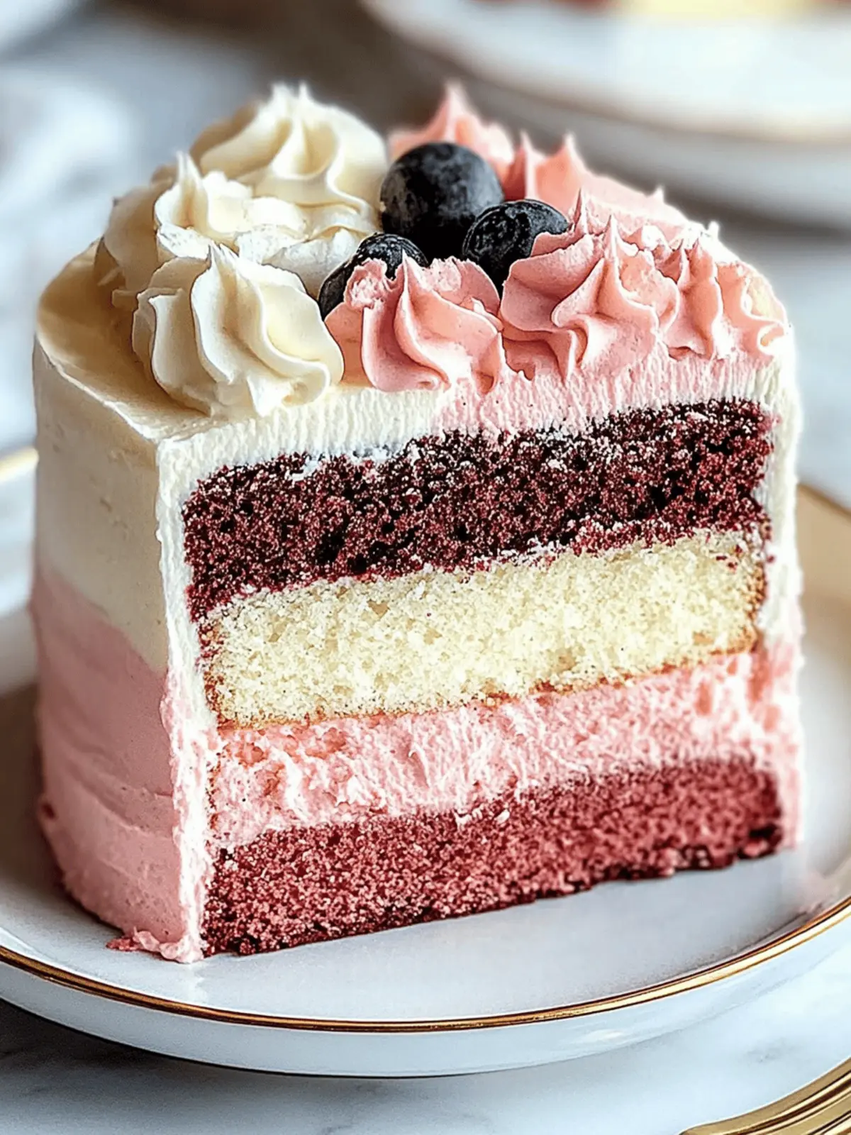 Neapolitan Cake