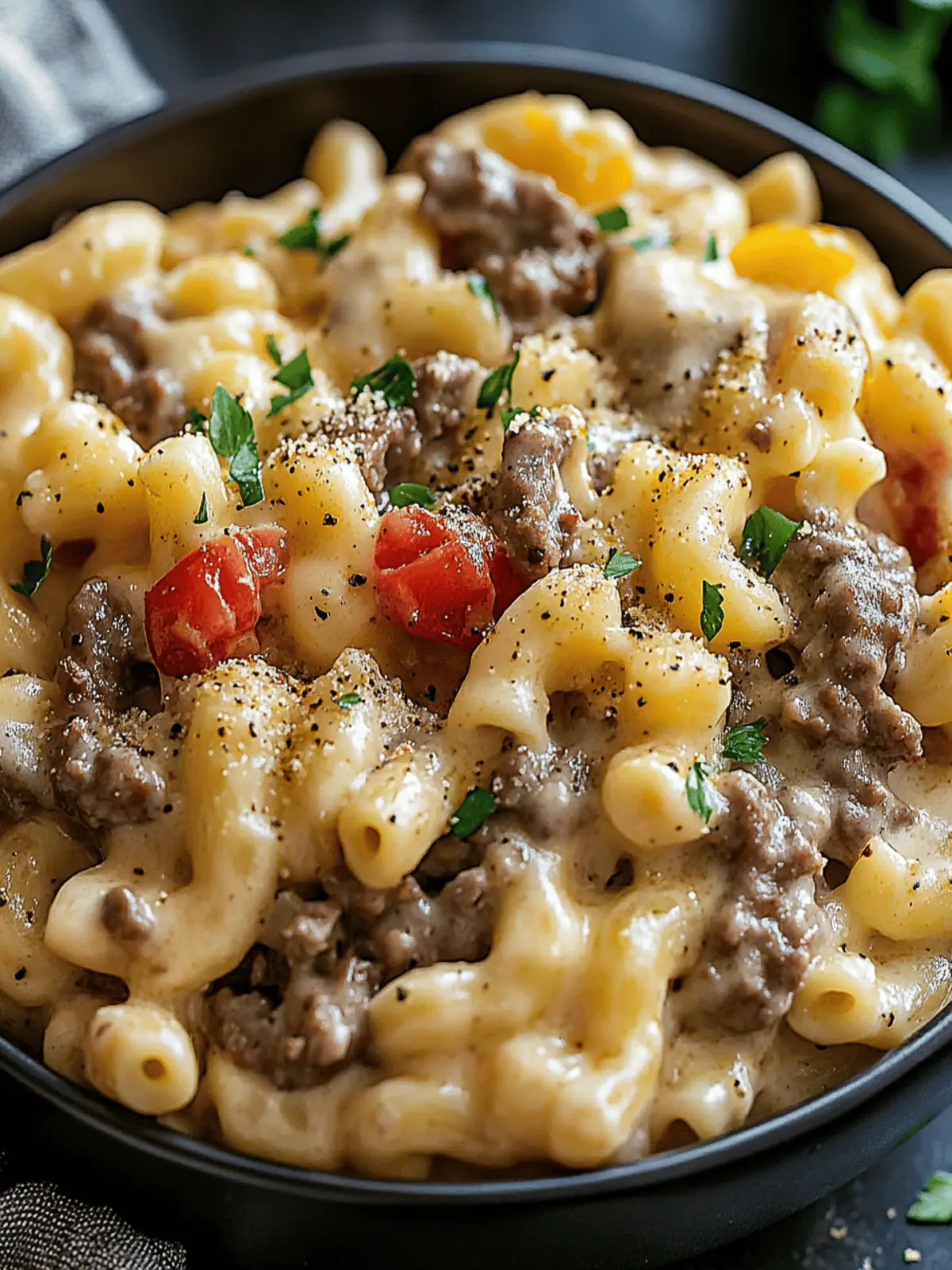 Philly Cheesesteak Mac & Cheese