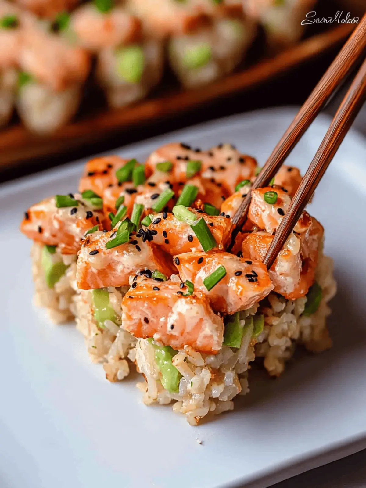 Salmon Crispy Rice