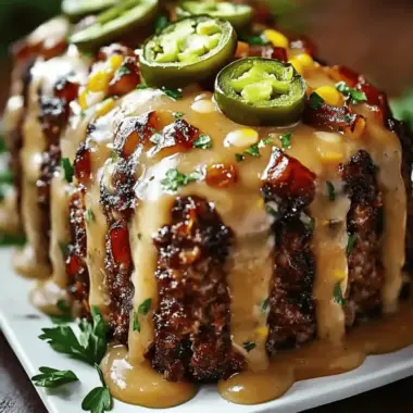 Smoky Jalapeño Popper Meatloaf