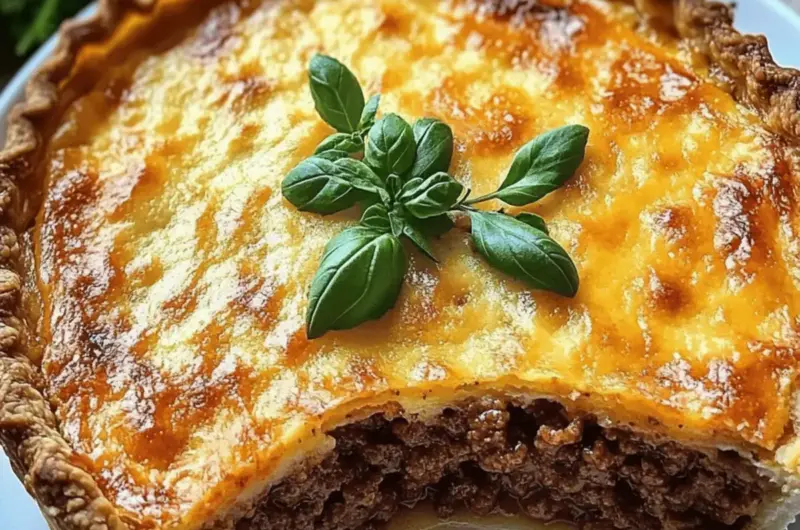 Keto Ground Beef Pie