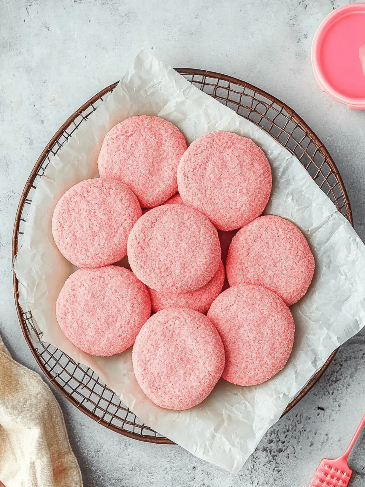 Mexican Pink Cookies