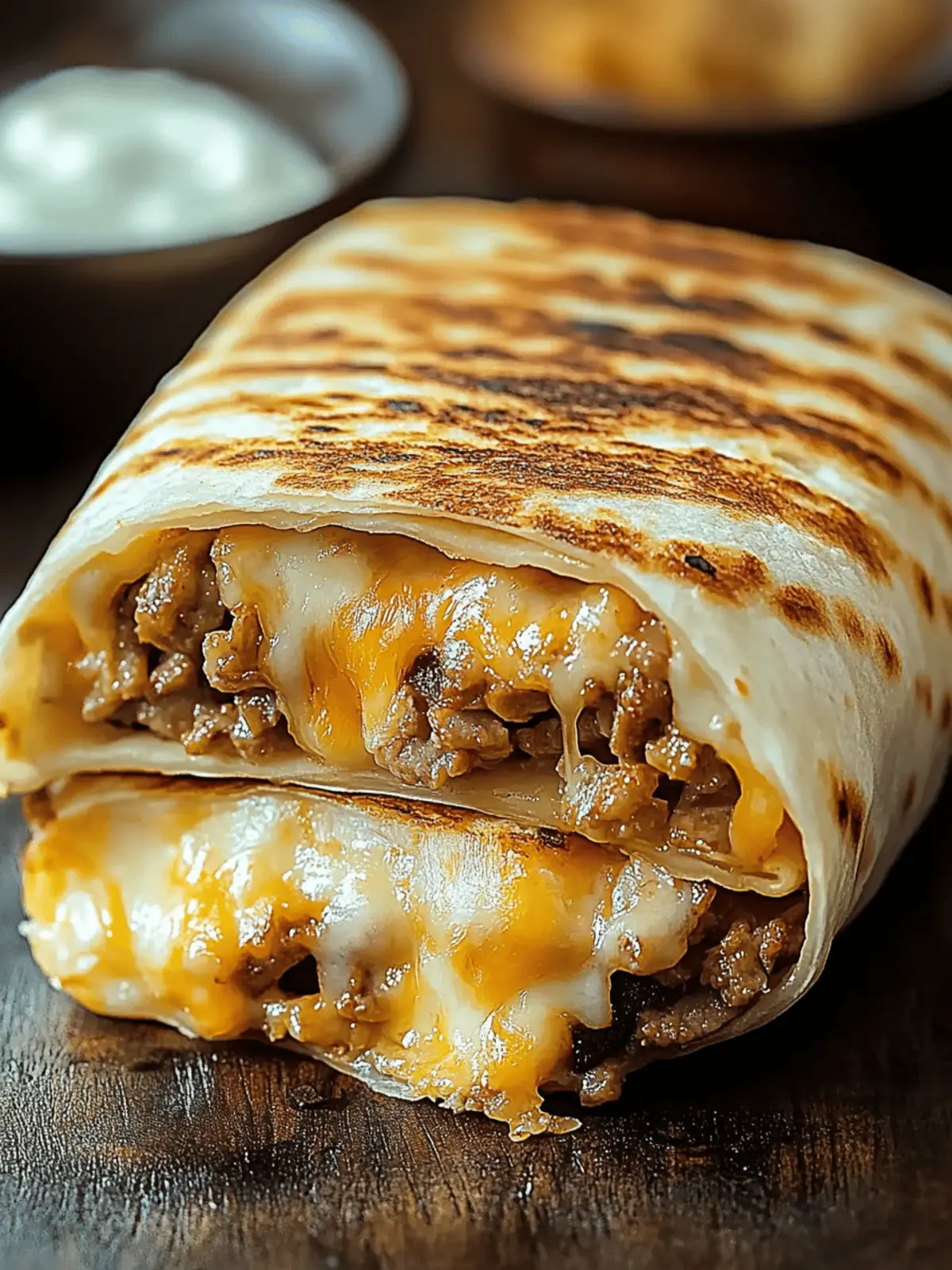 Grilled Cheese Burrito