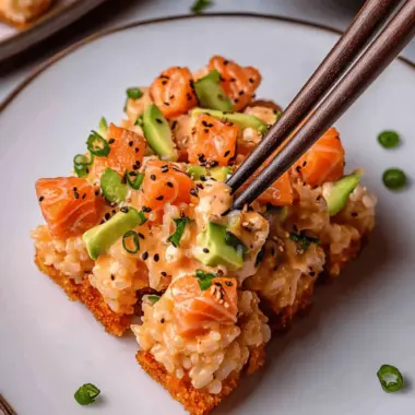 Salmon Crispy Rice