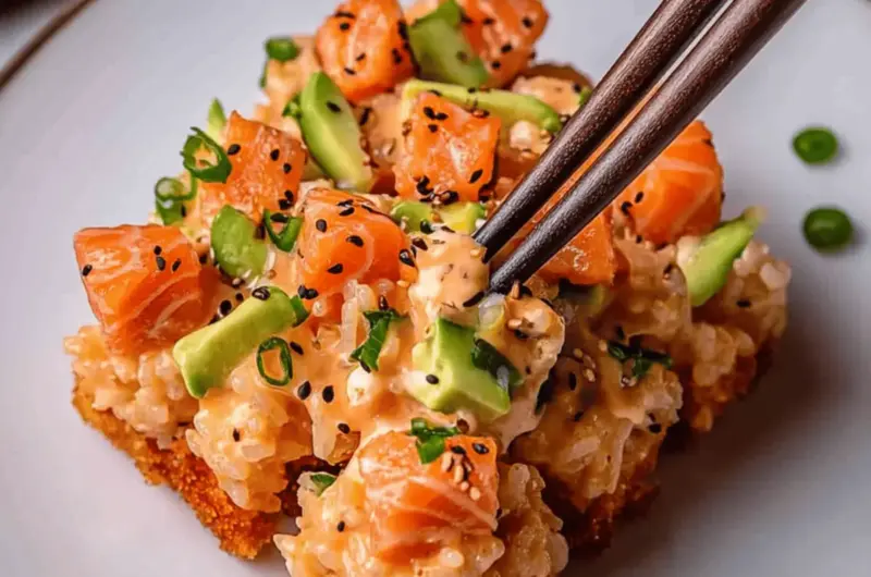 Salmon Crispy Rice