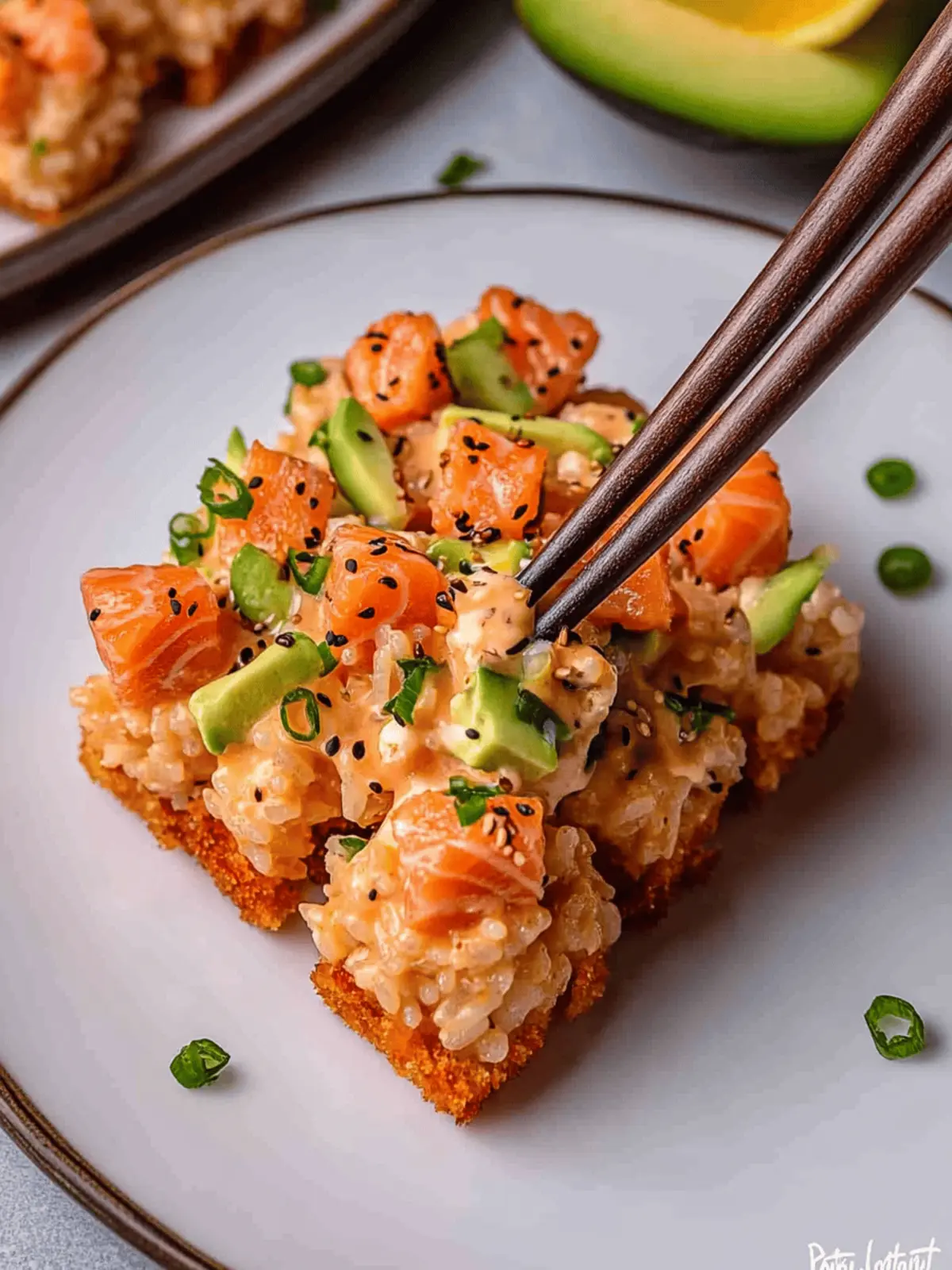 Salmon Crispy Rice