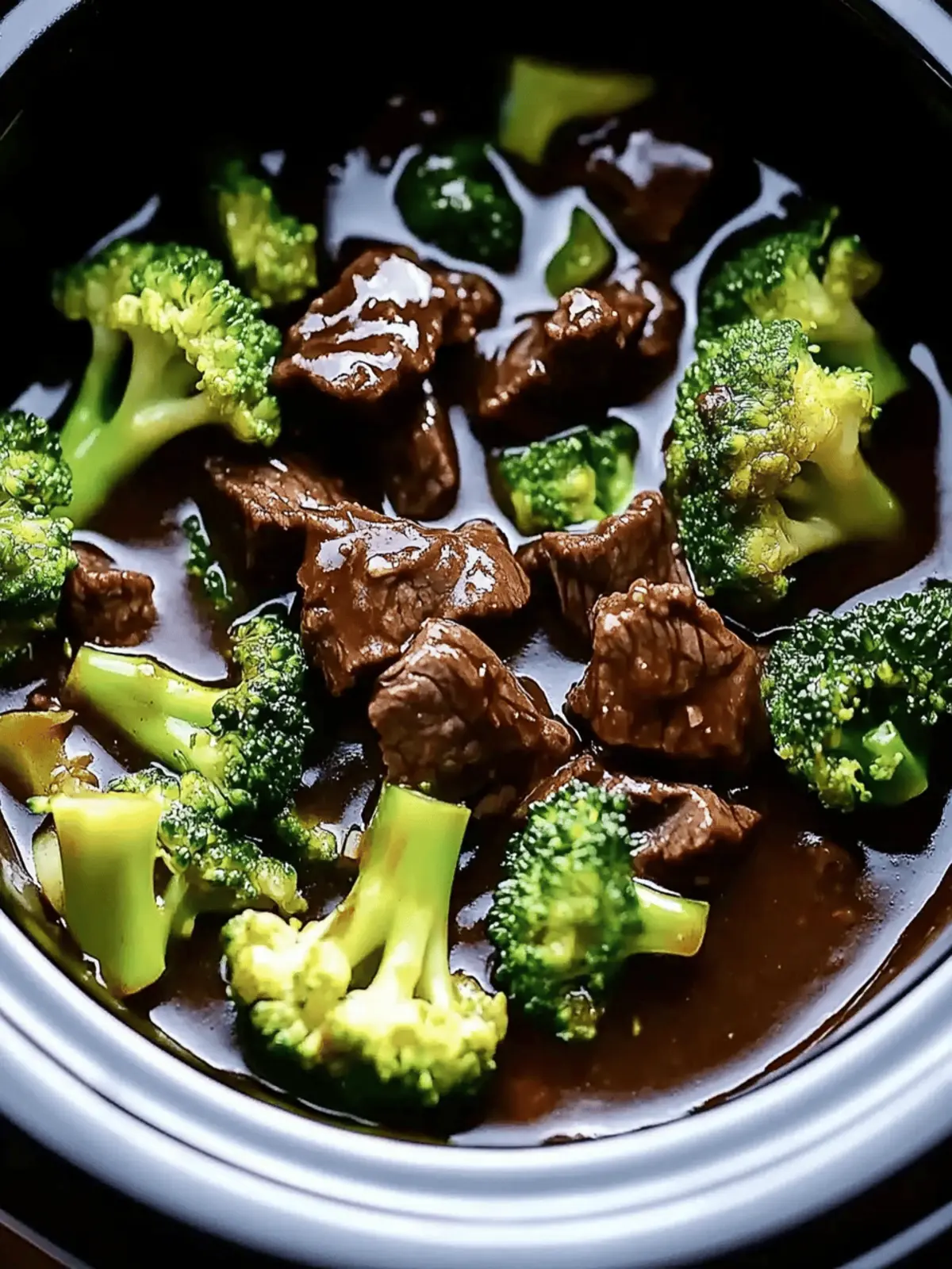 Crock Pot Beef and Broccoli