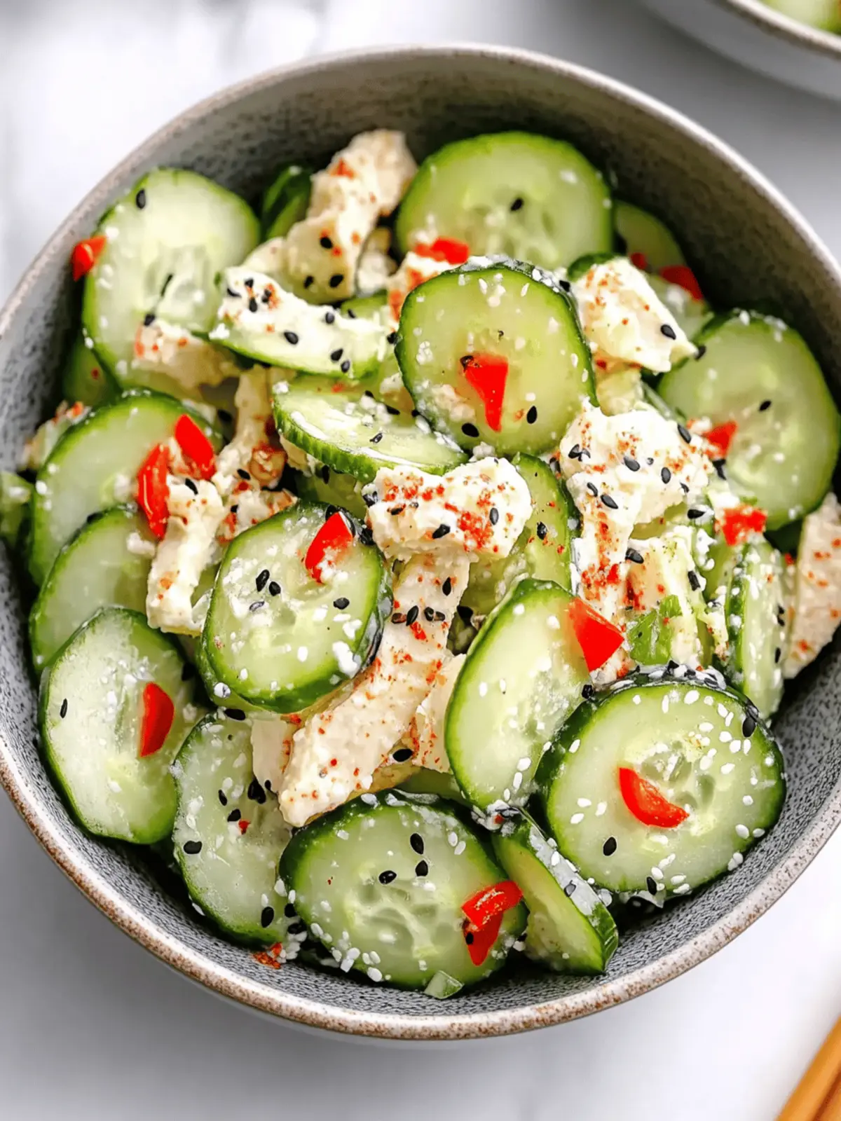 California Roll Cucumber Salad