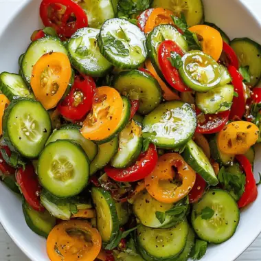 Zesty Cucumber Salad