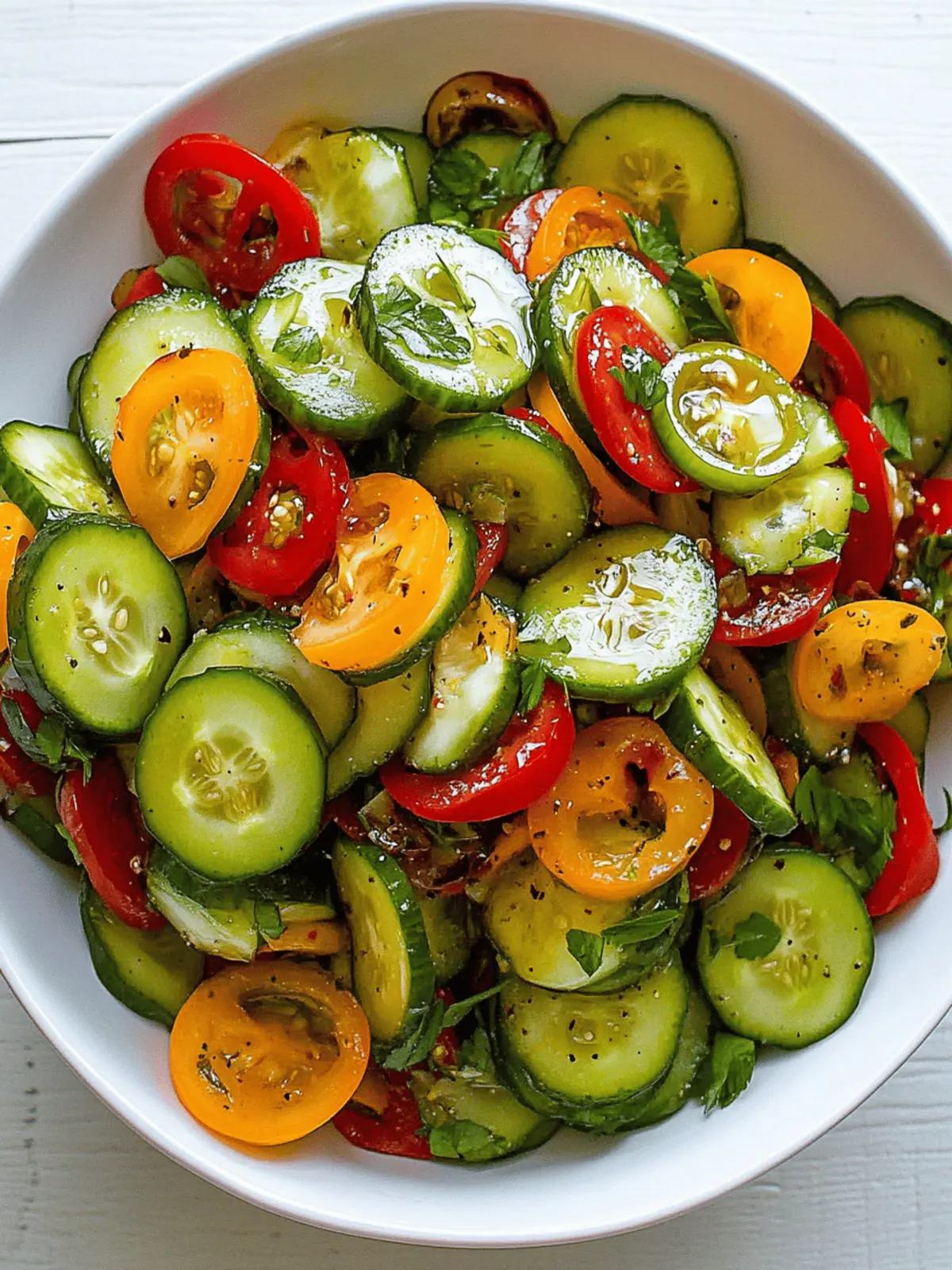 Zesty Cucumber Salad