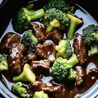 Crock Pot Beef and Broccoli