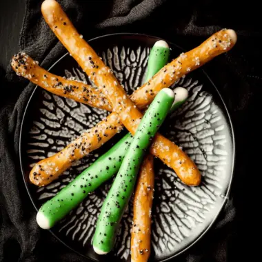 Witch Finger Pretzels