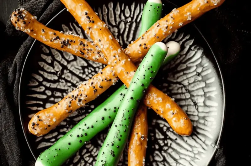 Witch Finger Pretzels