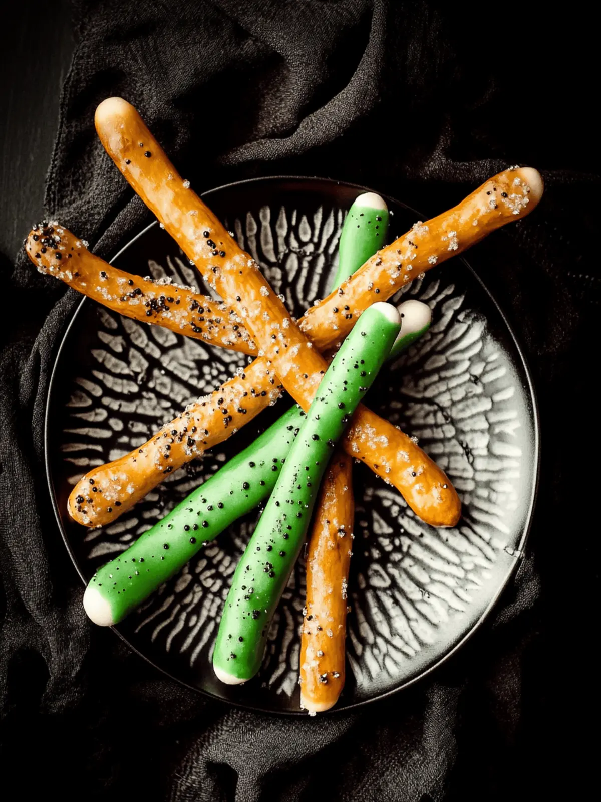 Witch Finger Pretzels