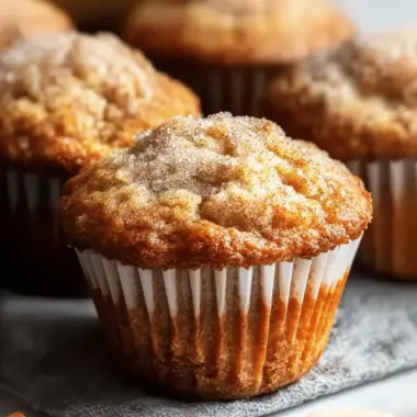 Cinnamon Banana Bread Muffins