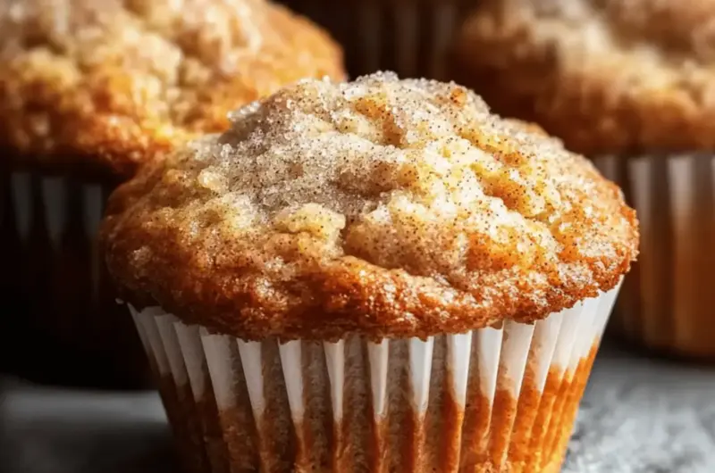 Cinnamon Banana Bread Muffins