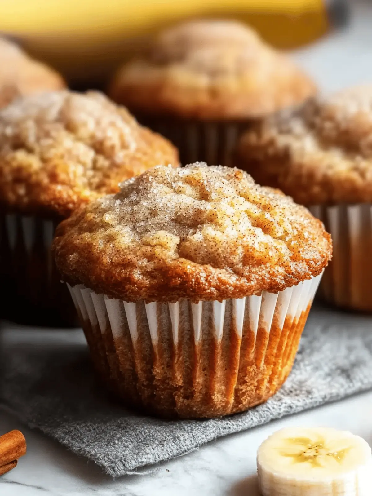 Cinnamon Banana Bread Muffins