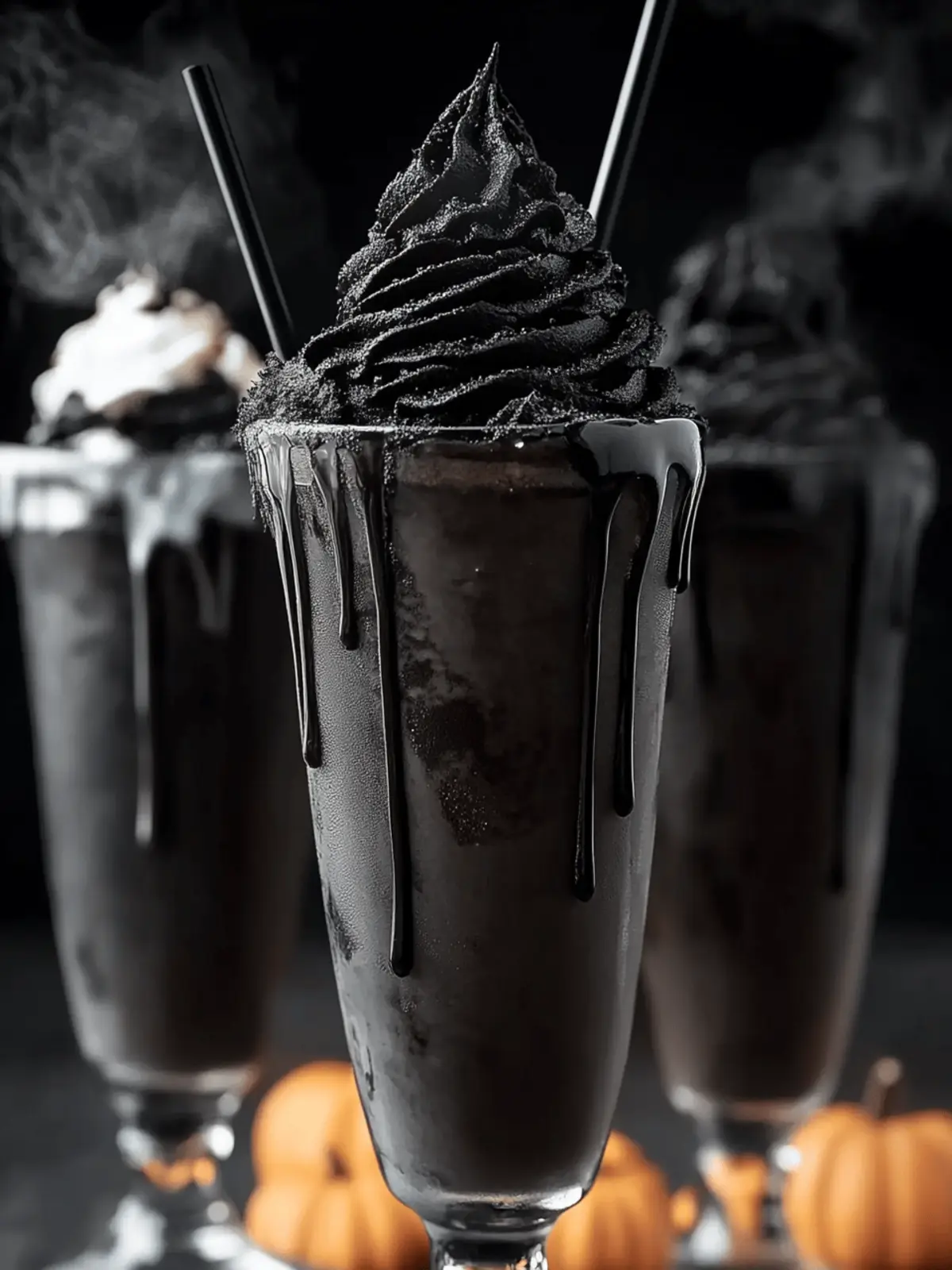 Spooky Black Milkshake