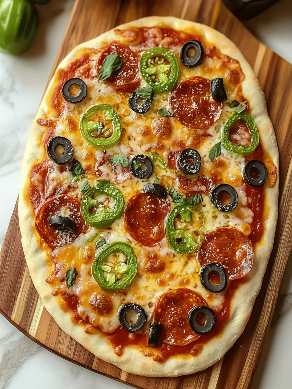 Hot Honey Flatbread Pizza