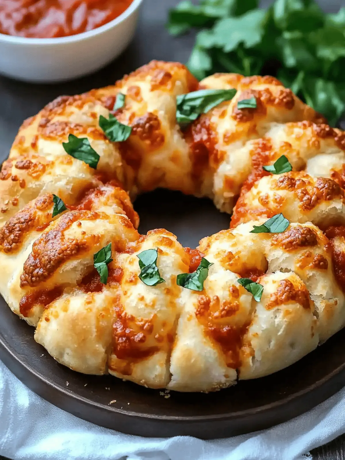 Pull Apart Pizza Monkey Bread