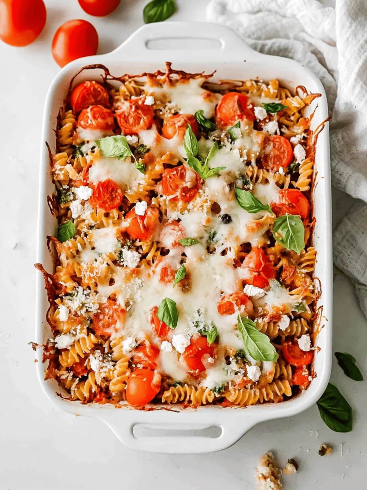 Healthy Rotini Pasta Bake