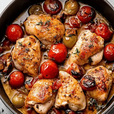Braised Chicken with Tomatoes