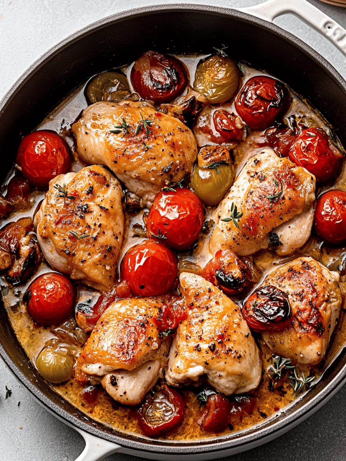 Braised Chicken with Tomatoes