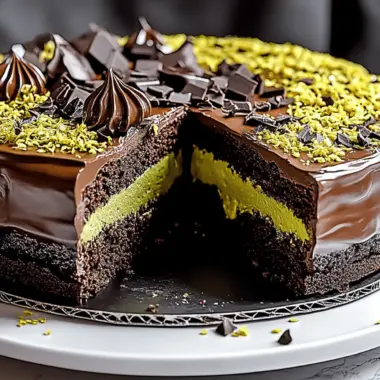 Dubai Chocolate Cake