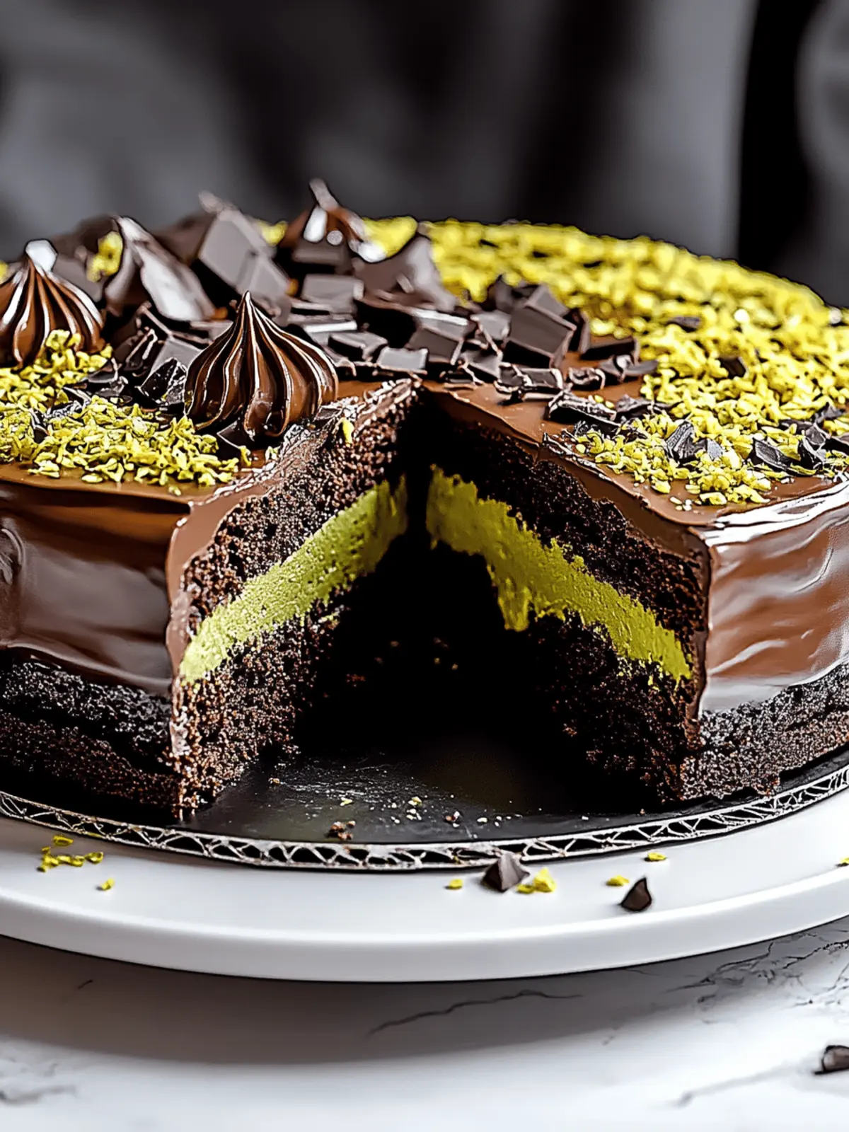 Dubai Chocolate Cake