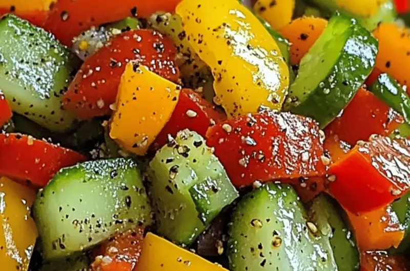 Cucumber Sweet Pepper Salad