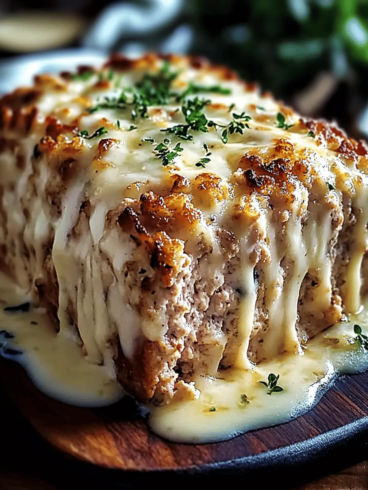 Chicken Cordon Bleu Meatloaf