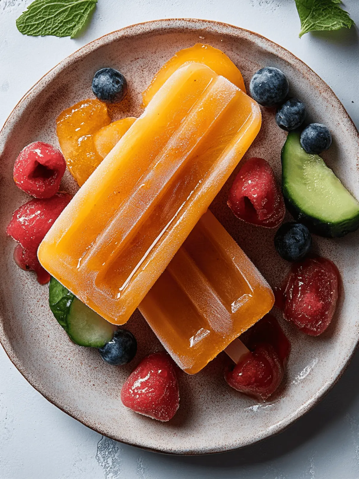 Mango Chile Ice Pops