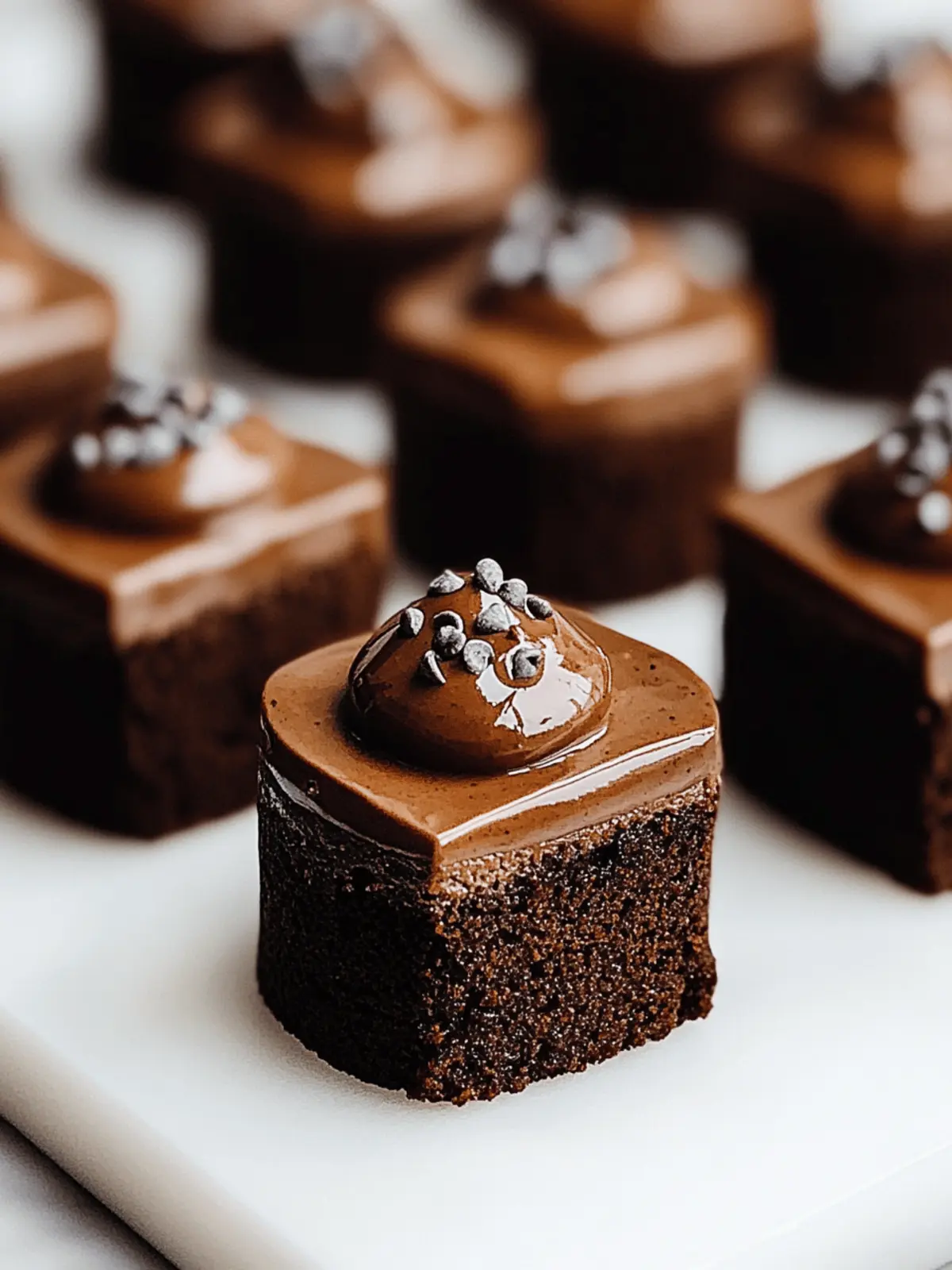 Brownie Petit Fours