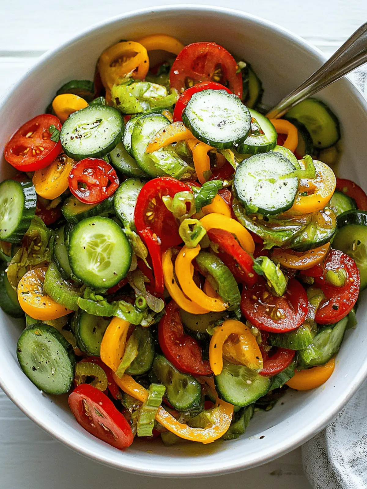 Zesty Cucumber Salad