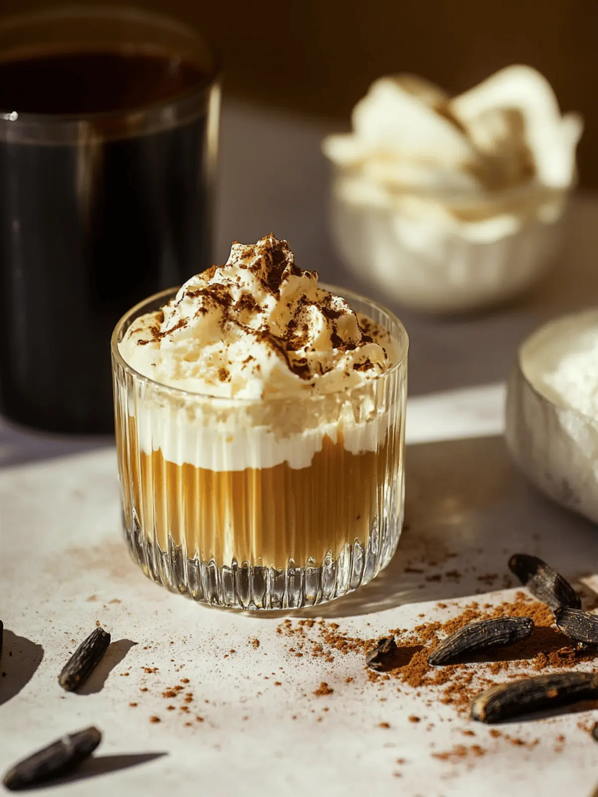 Cardamom Vanilla Bean Affogato