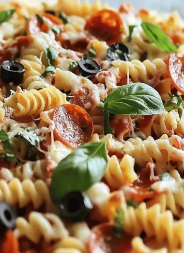 Pizza Pasta Salad