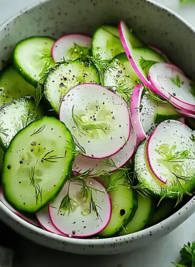 Refreshing Cucumber Salad