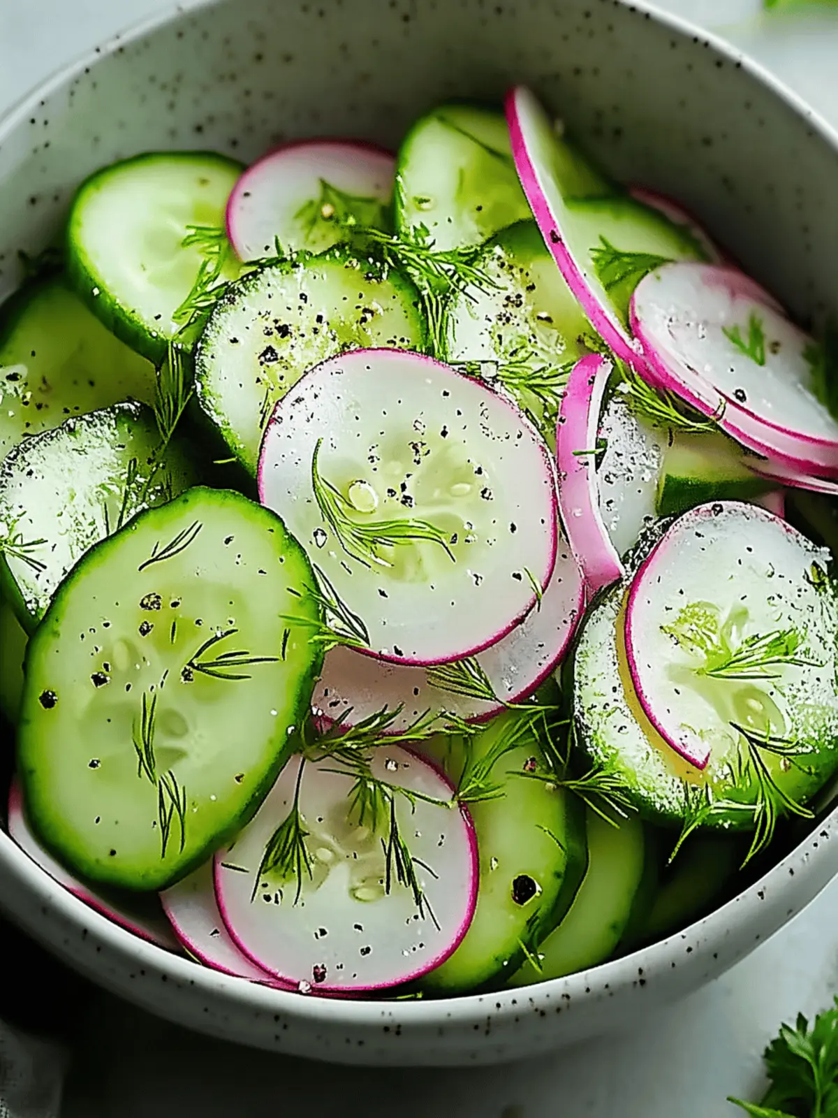 Refreshing Cucumber Salad