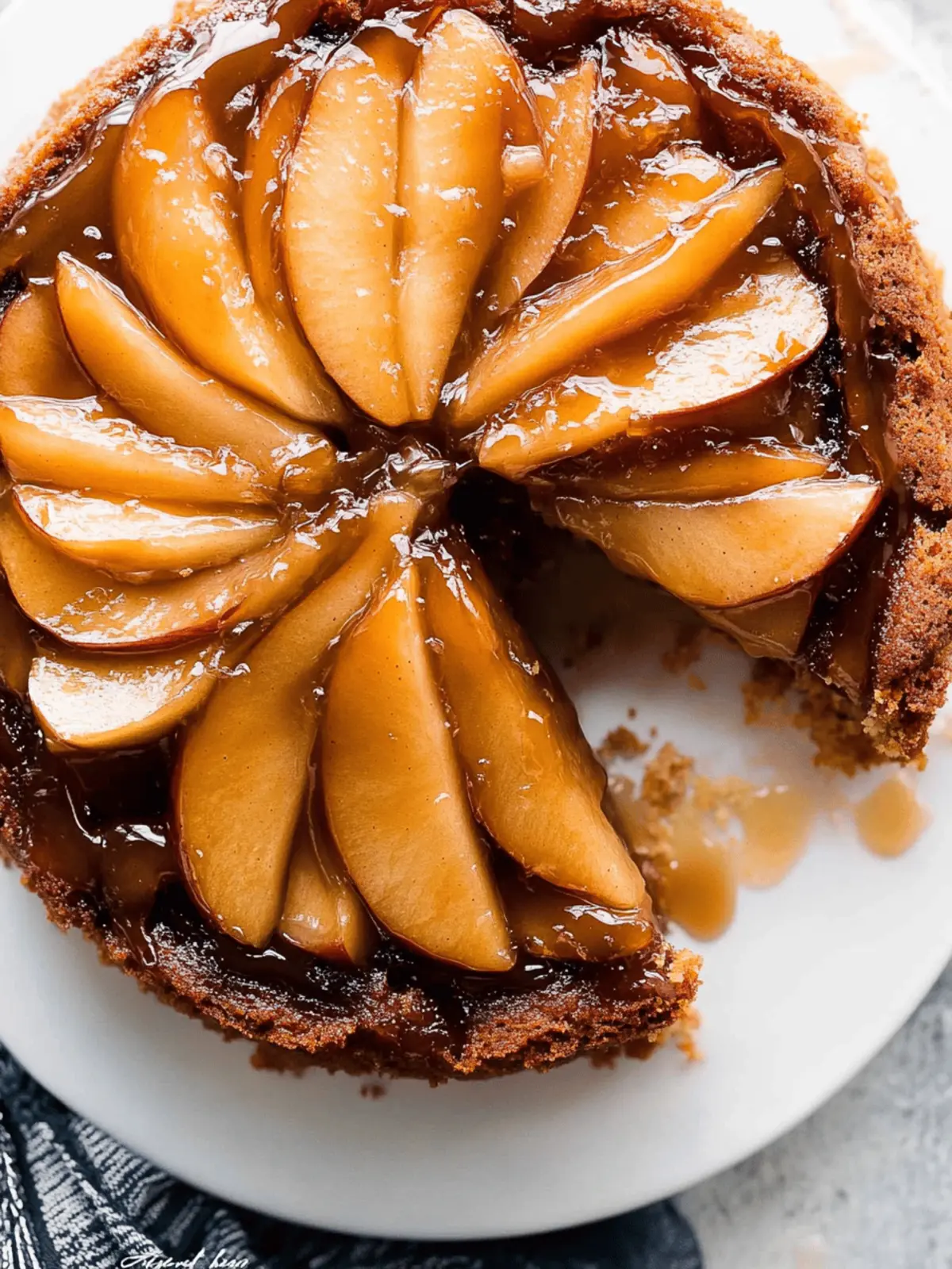 Caramel Apple Upside Down Cake