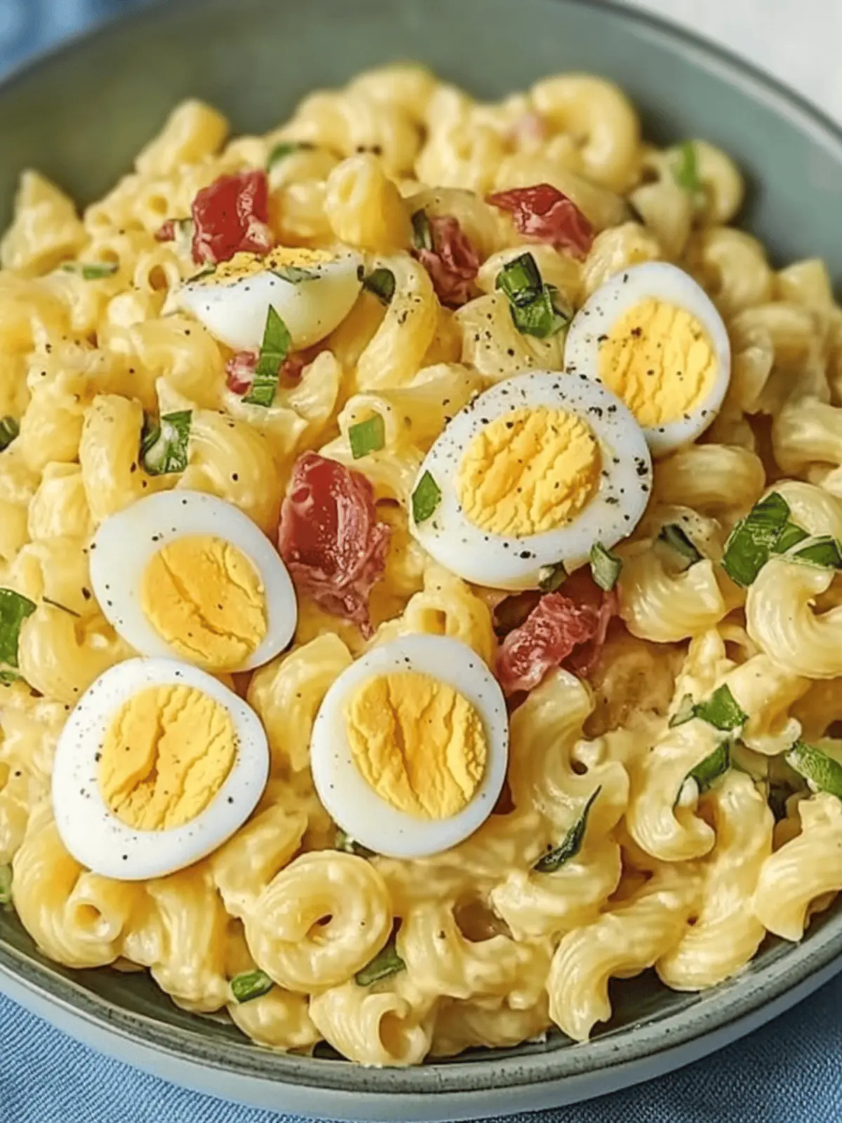 Deviled Egg Pasta Salad