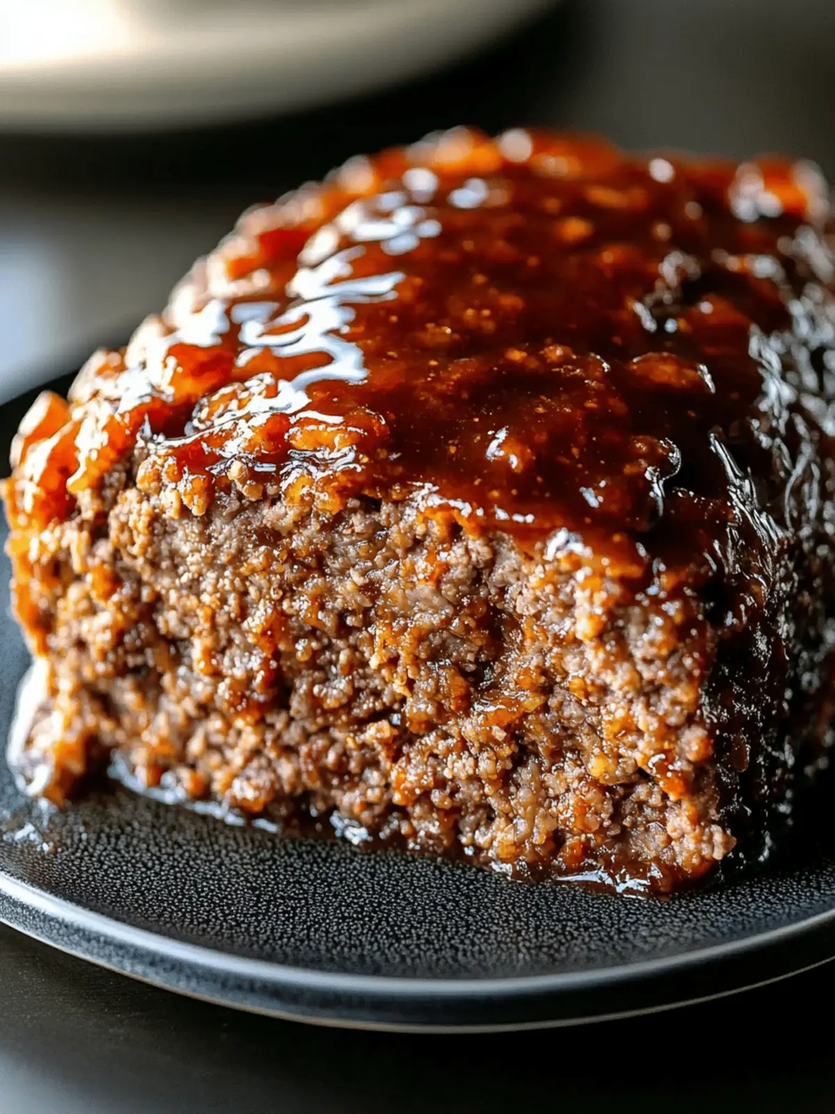 Meatloaf with Brown Sugar Glaze