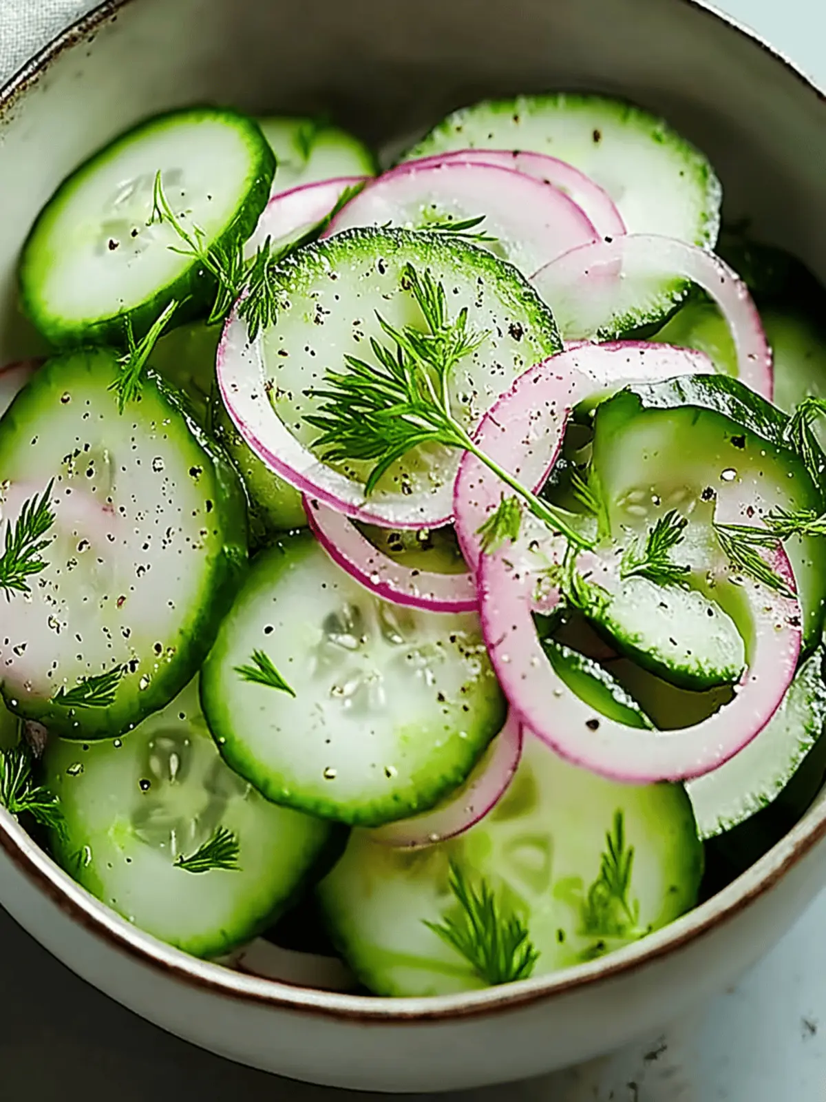 Refreshing Cucumber Salad