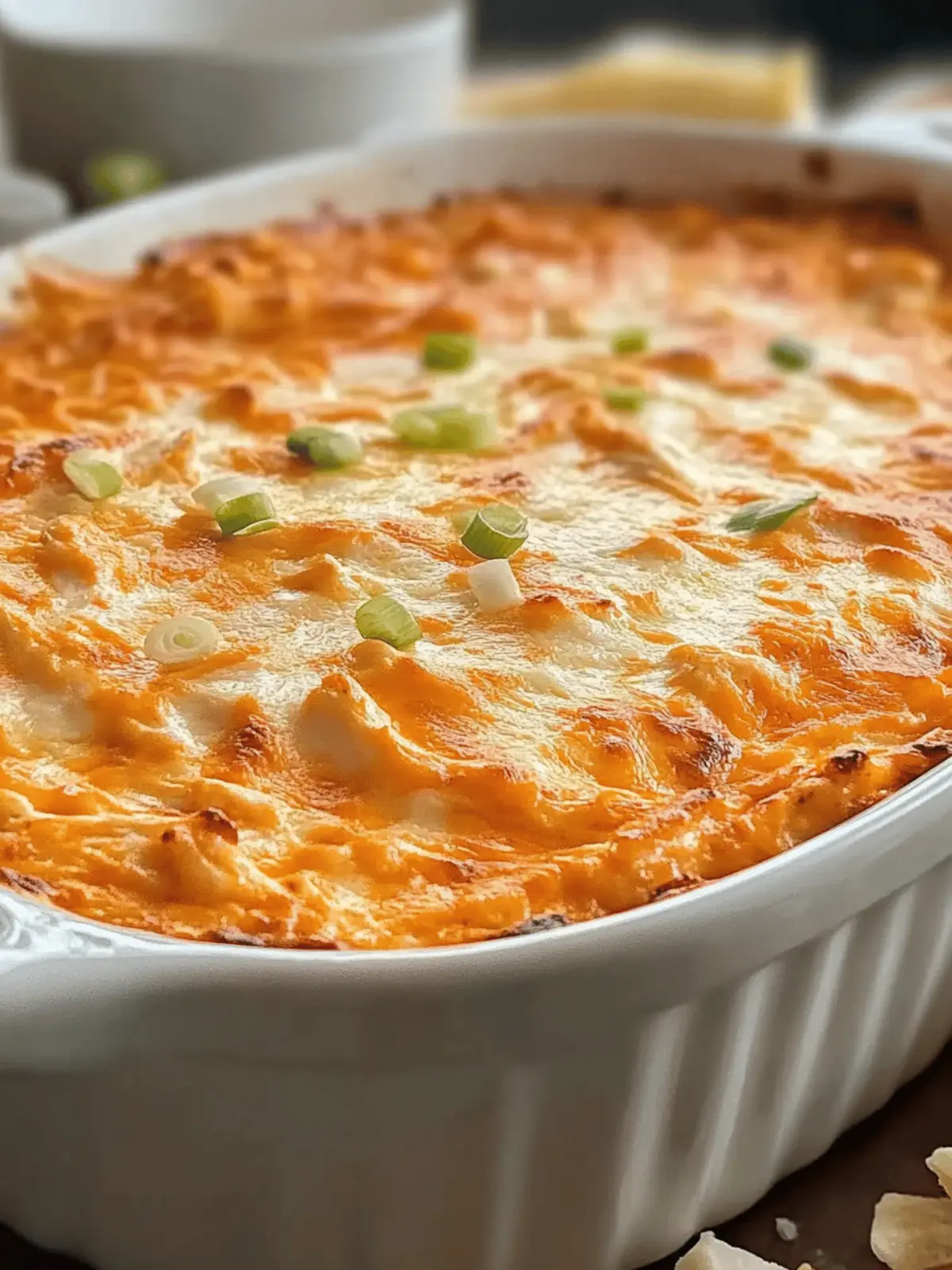 High Protein Buffalo Chicken Dip
