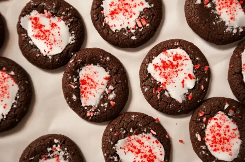 Chocolate Peppermint Cookies