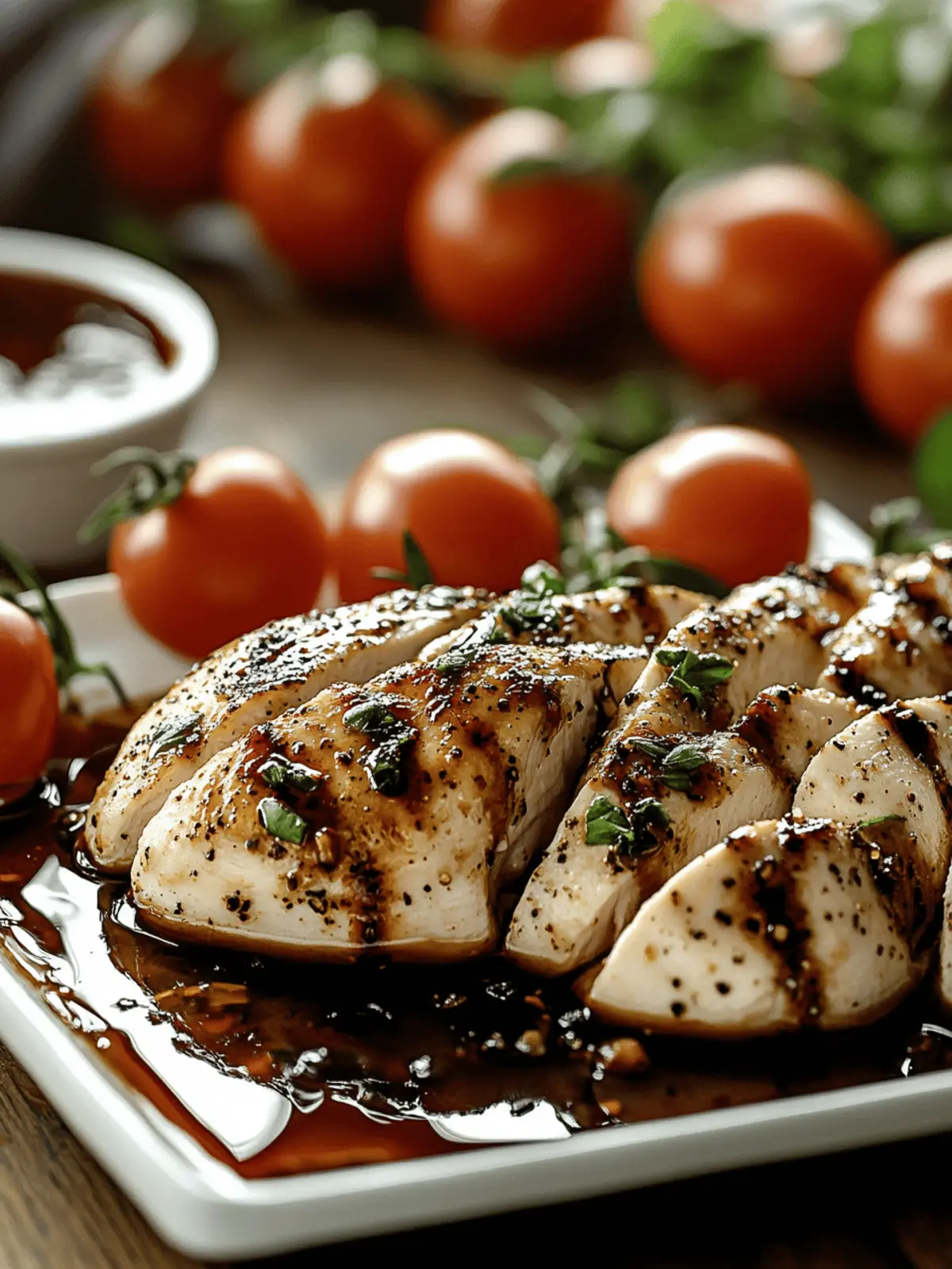 One Pan Balsamic Chicken and Veggies